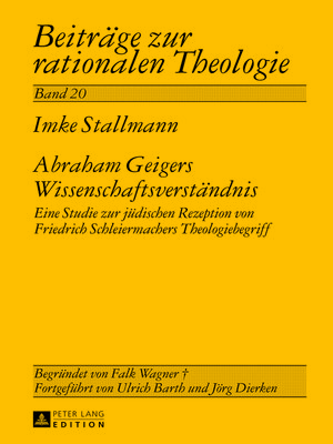 cover image of Abraham Geigers Wissenschaftsverständnis